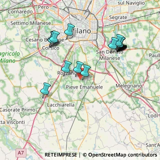 Mappa Via Lazio, 20090 Milano MI, Italia (8.4985)