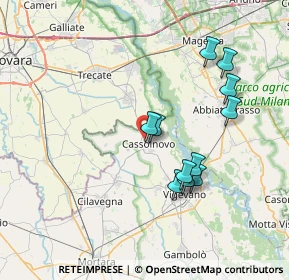 Mappa Via Martin Luther King, 27023 Cassolnovo PV, Italia (6.87182)