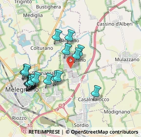 Mappa Via delle Industrie, 20070 Dresano MI, Italia (1.997)