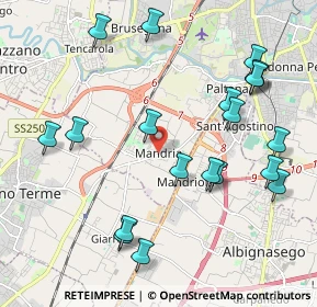 Mappa Via Romana Aponense, 35137 Padova PD, Italia (2.315)