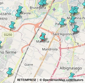 Mappa Via Romana Aponense, 35137 Padova PD, Italia (3.29059)
