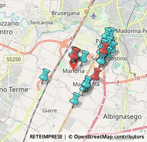 Mappa Via Romana Aponense, 35137 Padova PD, Italia (1.4235)