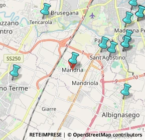 Mappa Via Romana Aponense, 35137 Padova PD, Italia (3.01385)