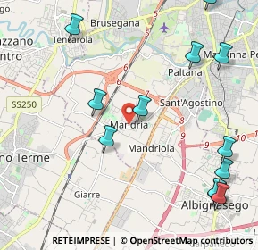 Mappa Via Romana Aponense, 35137 Padova PD, Italia (2.695)
