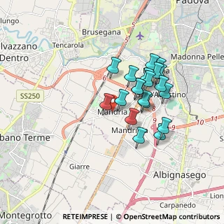Mappa Via Romana Aponense, 35142 Padova PD, Italia (1.434)