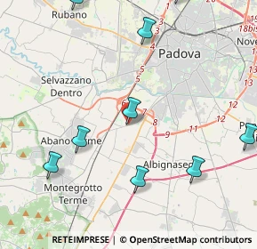 Mappa Via Romana Aponense, 35137 Padova PD, Italia (5.88545)
