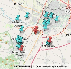 Mappa Via Romana Aponense, 35137 Padova PD, Italia (3.8465)