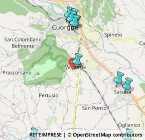 Mappa Via Giuseppe Verdi, 10087 Valperga TO, Italia (2.8)