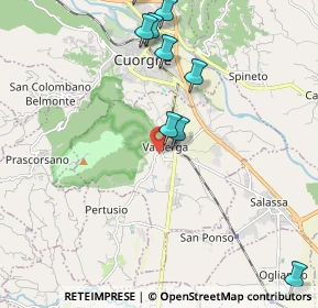 Mappa Via Giuseppe Verdi, 10087 Valperga TO, Italia (2.72182)