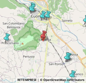 Mappa Via Giuseppe Verdi, 10087 Valperga TO, Italia (2.87)