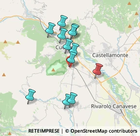 Mappa Via Giuseppe Verdi, 10087 Valperga TO, Italia (3.22)