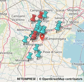 Mappa Via C. Giorato, 35020 Padova PD, Italia (10.22526)