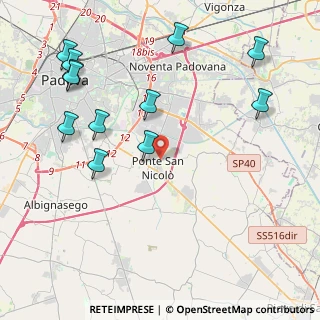 Mappa Via C. Giorato, 35020 Padova PD, Italia (5.02083)