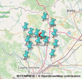 Mappa Strada Privata Belvedere, 10011 Agliè TO, Italia (10.37071)