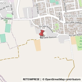 Mappa Via delle basture, 26010 Vaiano Cremasco, Cremona (Lombardia)