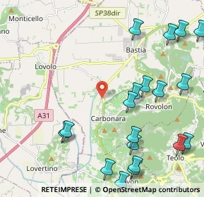 Mappa Di Via Dante Alighieri, 35030 Rovolon PD, Italia (2.807)
