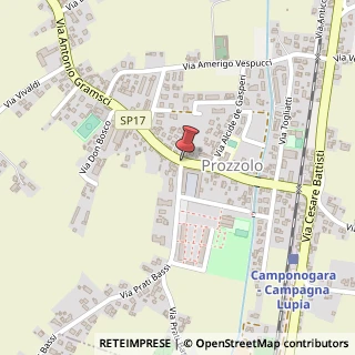 Mappa Via Antonio Gramsci,  80, 30010 Camponogara, Venezia (Veneto)