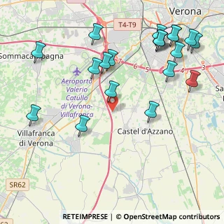 Mappa Via Ronchi, 37062 Villafranca di Verona VR, Italia (5.143)
