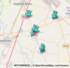 Mappa Via Repubblica, 25024 Leno BS, Italia (3.45545)