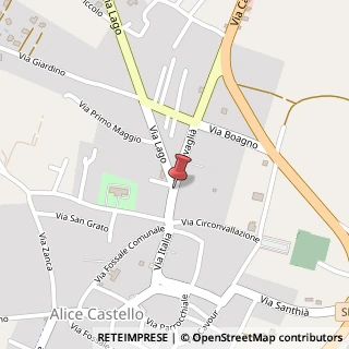 Mappa Piazza G. Crosio, 37, 13040 Alice Castello, Vercelli (Piemonte)