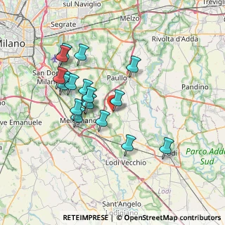 Mappa Via Jenner, 26837 Mulazzano LO, Italia (6.70167)