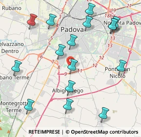 Mappa Via C.Scarpa, 35129 Padova PD, Italia (4.80313)
