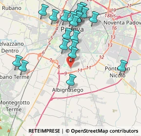 Mappa Via C.Scarpa, 35129 Padova PD, Italia (4.2125)