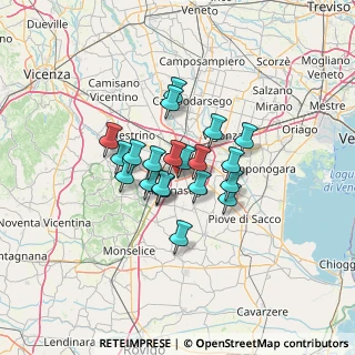 Mappa Via C.Scarpa, 35129 Padova PD, Italia (8.8965)