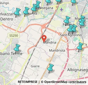 Mappa Via Gemona, 35142 Padova PD, Italia (3.03667)