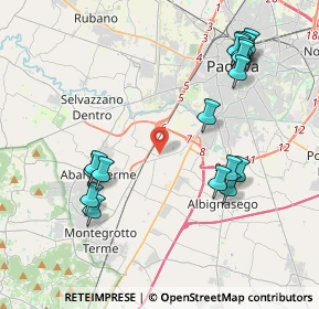 Mappa Via Gemona, 35142 Padova PD, Italia (4.50471)