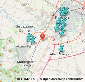 Mappa Via Gemona, 35142 Padova PD, Italia (4.00909)