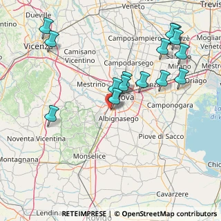 Mappa Via Valdobbiadene, 35142 Padova PD, Italia (17.93133)