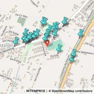 Mappa Via Concordia, 35142 Padova PD, Italia (0.22296)