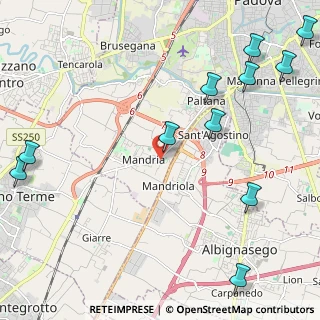 Mappa Via Concordia, 35142 Padova PD, Italia (3.00727)