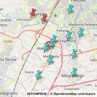 Mappa Via Concordia, 35142 Padova PD, Italia (2.06167)