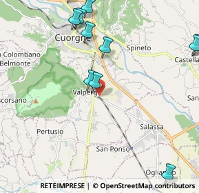 Mappa 10087 Valperga TO, Italia (2.64091)