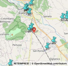 Mappa 10087 Valperga TO, Italia (2.71538)