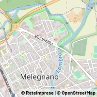 Mapa Melegnano