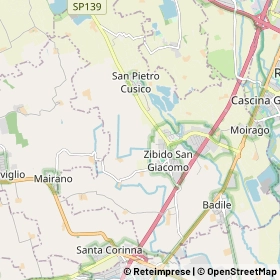 Mappa Zibido San Giacomo