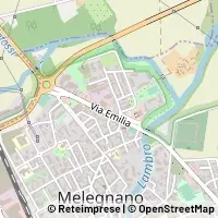 Mapa Melegnano