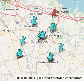 Mappa Via Paolo Borsellino, 25013 Carpenedolo BS, Italia (6.68333)