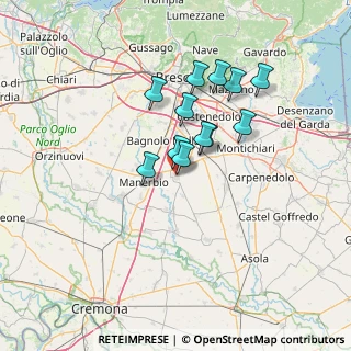 Mappa 25024 Leno BS, Italia (10.82917)