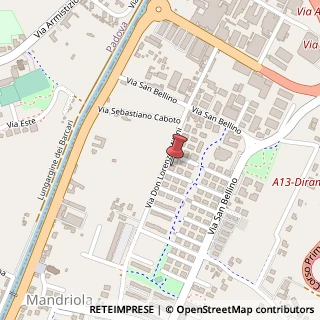 Mappa Via Don Milani, 65, 35020 Albignasego, Padova (Veneto)