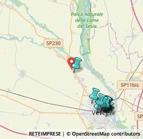 Mappa Strada Statale 230 Regione Dossi, 13030 Quinto Vercellese VC, Italia (5.27571)