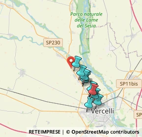 Mappa Strada Statale 230 Regione Dossi, 13030 Quinto Vercellese VC, Italia (3.17364)