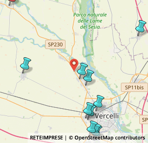 Mappa Strada Statale 230 Regione Dossi, 13030 Quinto Vercellese VC, Italia (5.71636)