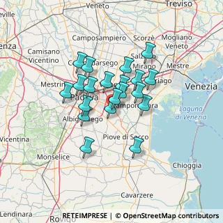 Mappa Via U. Foscolo, 35020 Saonara PD, Italia (10.072)