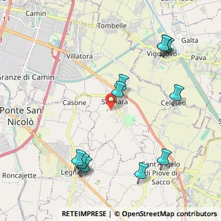 Mappa Via U. Foscolo, 35020 Saonara PD, Italia (2.44083)