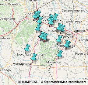 Mappa Via San Giorgio, 35030 Rovolon PD, Italia (10.911)