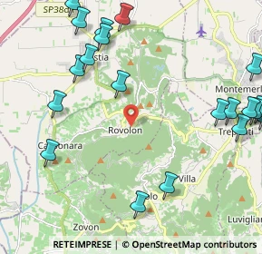 Mappa Via San Giorgio, 35030 Rovolon PD, Italia (2.838)